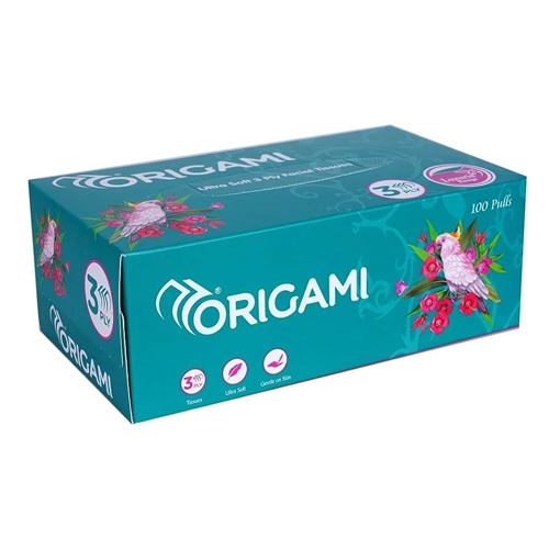 Origami Luxria Face Tissue Box