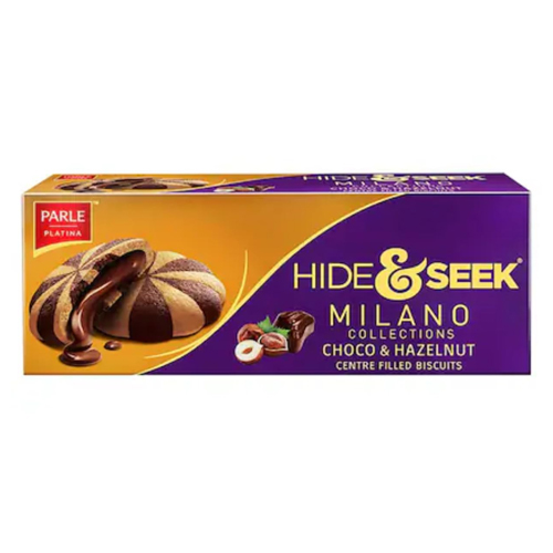 Parle Hideandseek Milano Choco And Hazelnut Cent Fild Biscuit