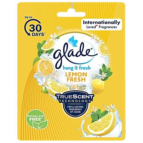 Glade Hang It Fresh Lemon Fresh Fragrance Air Freshener