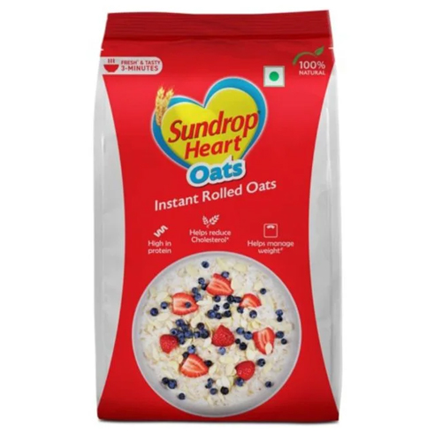 Sundrop Heart Plain Oats