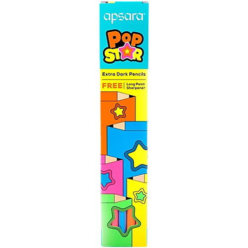 Apsara Popstar Extra Dark Pencils