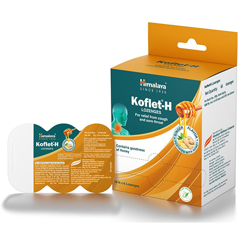 Himalaya Koflet-H Lozenges Ginger Flavor