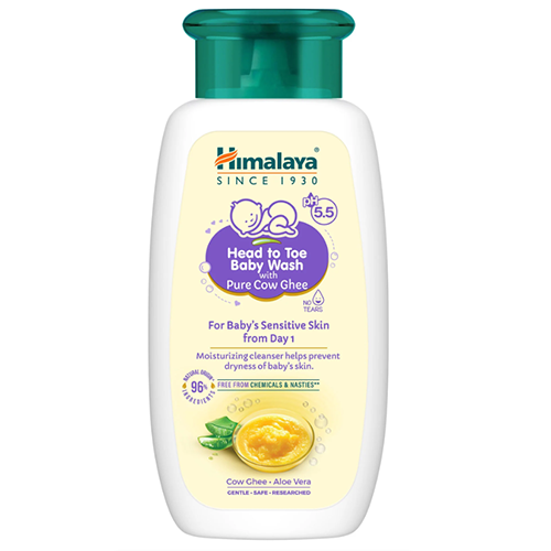 Himalaya Head to Toe Baby Wash with Pure Cow Ghee