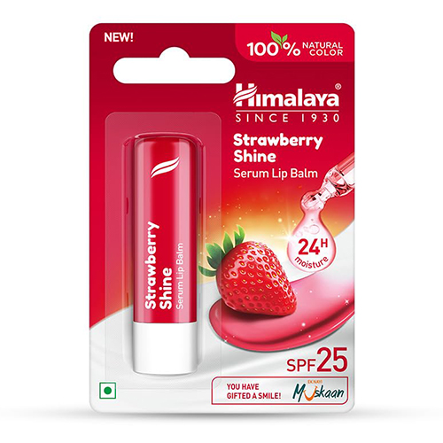 Himalaya Strawberry Shine Serum Lip Balm