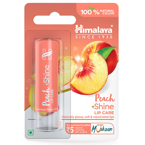 Himalaya Peach Shine Serum Lip Balm