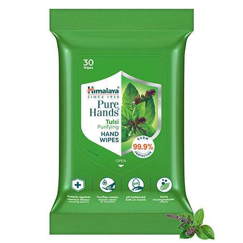 Pure Hands Tulsi Purifying Hand Wipes
