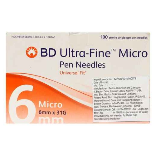 BD Ultra Fine Pen Needle Micro