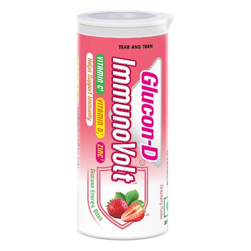 Glucon D Immunovolt Strawberry