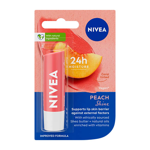 Nivea Peach Shine Lip Care