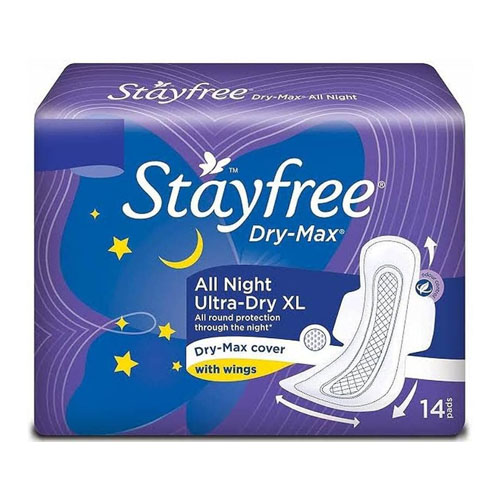 Stayfree Dry Max All Night Ultra Dry XL