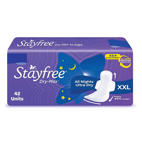 Stayfree Dry Max All Night XL Pads