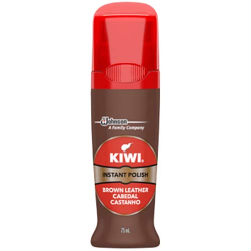 Kiwi Instant Polish Brown Leather