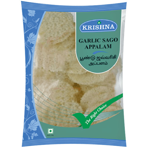 Krishna Bhavan Garlic Sago Appalam