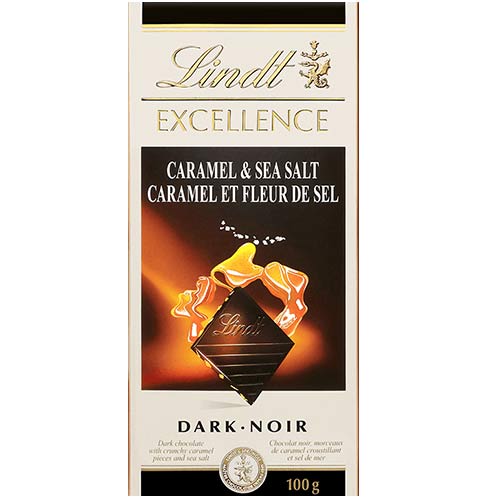 Lindt Excellence Caramel & Sea Salt Dark Chocolate