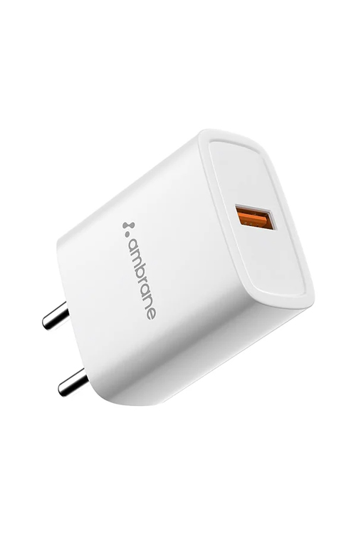 Ambrane Wall Charger Awc25 White