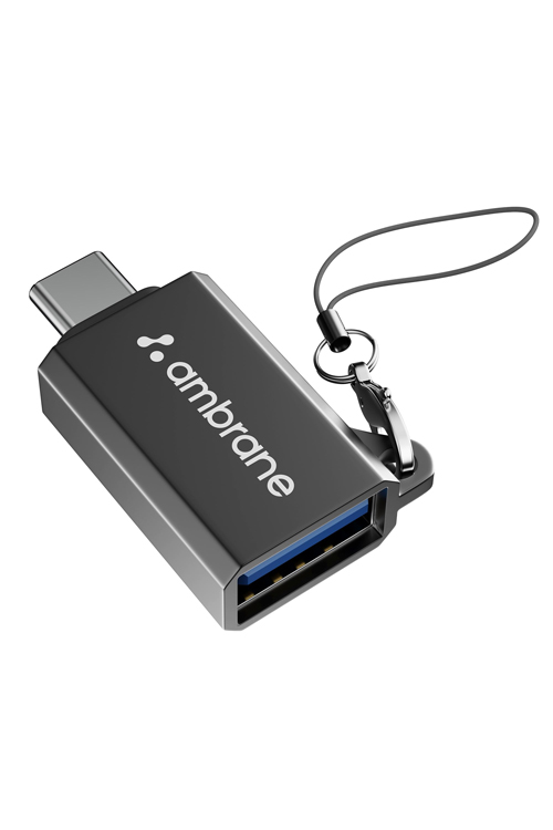 Ambrane Adapter Type C To USB 3.0 Otg Black