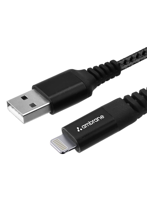 Ambrane Braide USB Cable Bclb15 Black