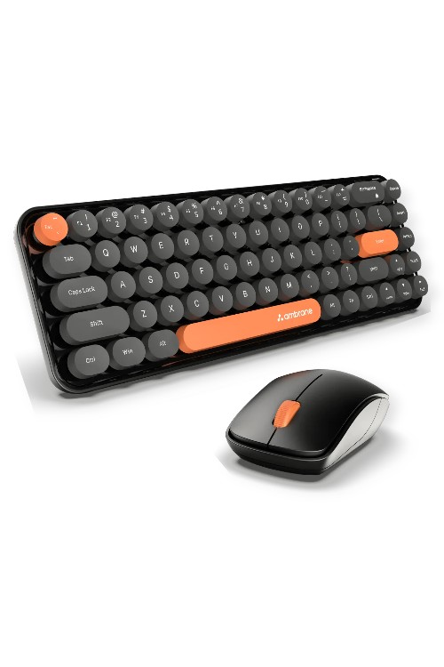 Ambrane Keyboard Mouse Key Pop Black