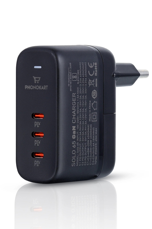 Phonokart Solo 65 W Gan Charger