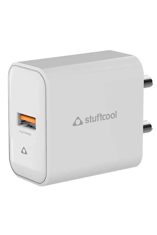 Stuffcool Charger - White (Hkflow 18Cwht)