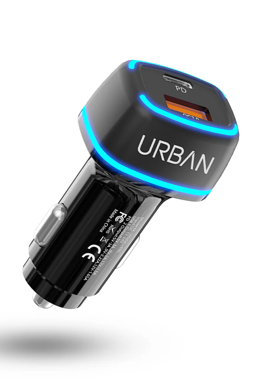Urban Sprint 38W Pd+Qc Run Car Charger