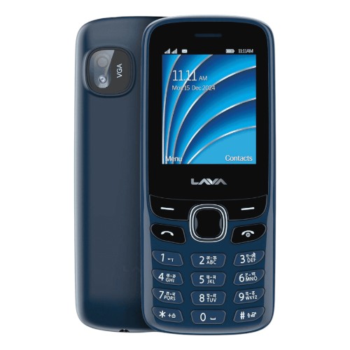 Lava A1 Josh 2025 Blue Silver Phone