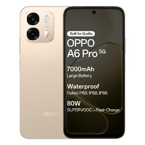 Oppo A6 Pro 5G - Gold Smart Phone