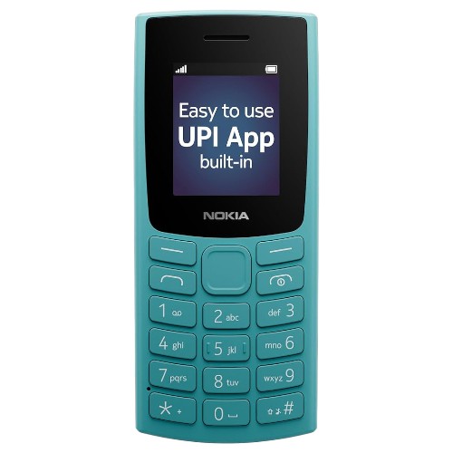 Nokia 105 Single Sim 2023 Cyan Phone