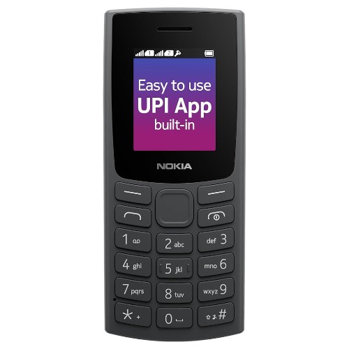 Nokia 106 Single Sim - Charcoal Phone