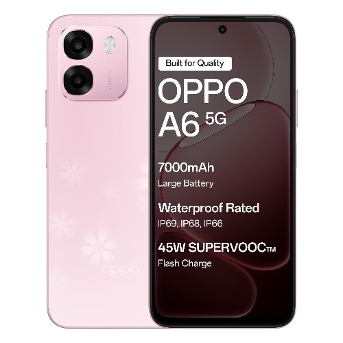 Oppo A6 5G - Pink Smart Phone