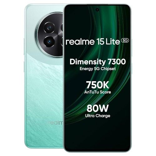Realme 15 Lite 5G - Satin Green Smart Phone