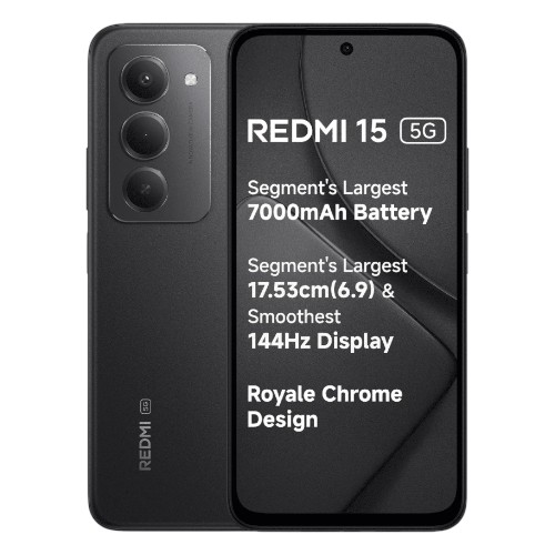 Redmi 15 5G Midnight Black Smart Phone