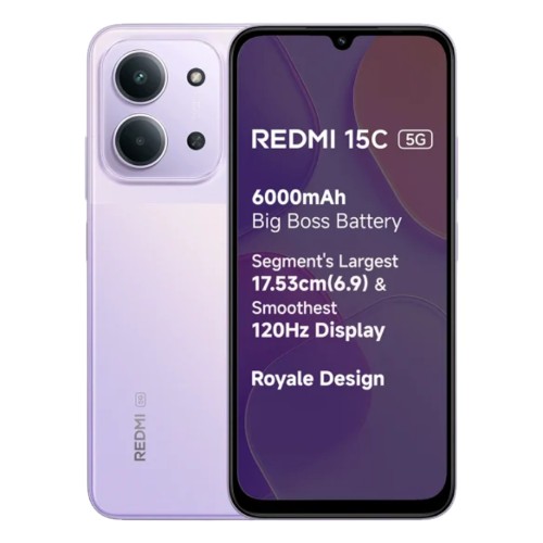 Redmi 15C 5G -Dusk Purple Smart Phone