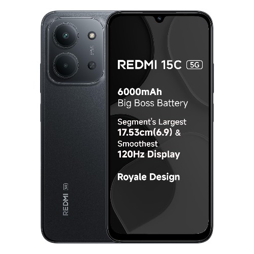 Redmi 15C 5G - Midnight Black Smart Phone