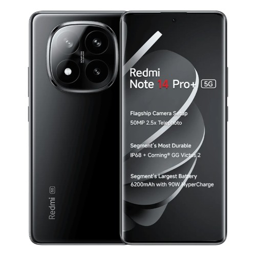 Redmi Note 14 Pro+ 5G - Titan Black Smart Phone