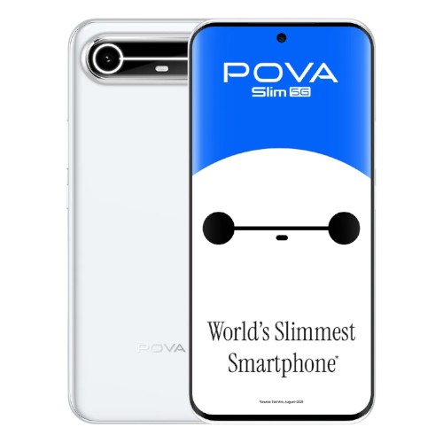 Tecno Pova Slim - Cool Black & White Smart Phone