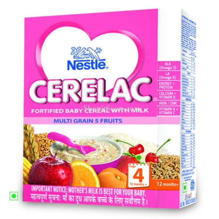 Nestle Cerelac Stage 4 5 Fruits