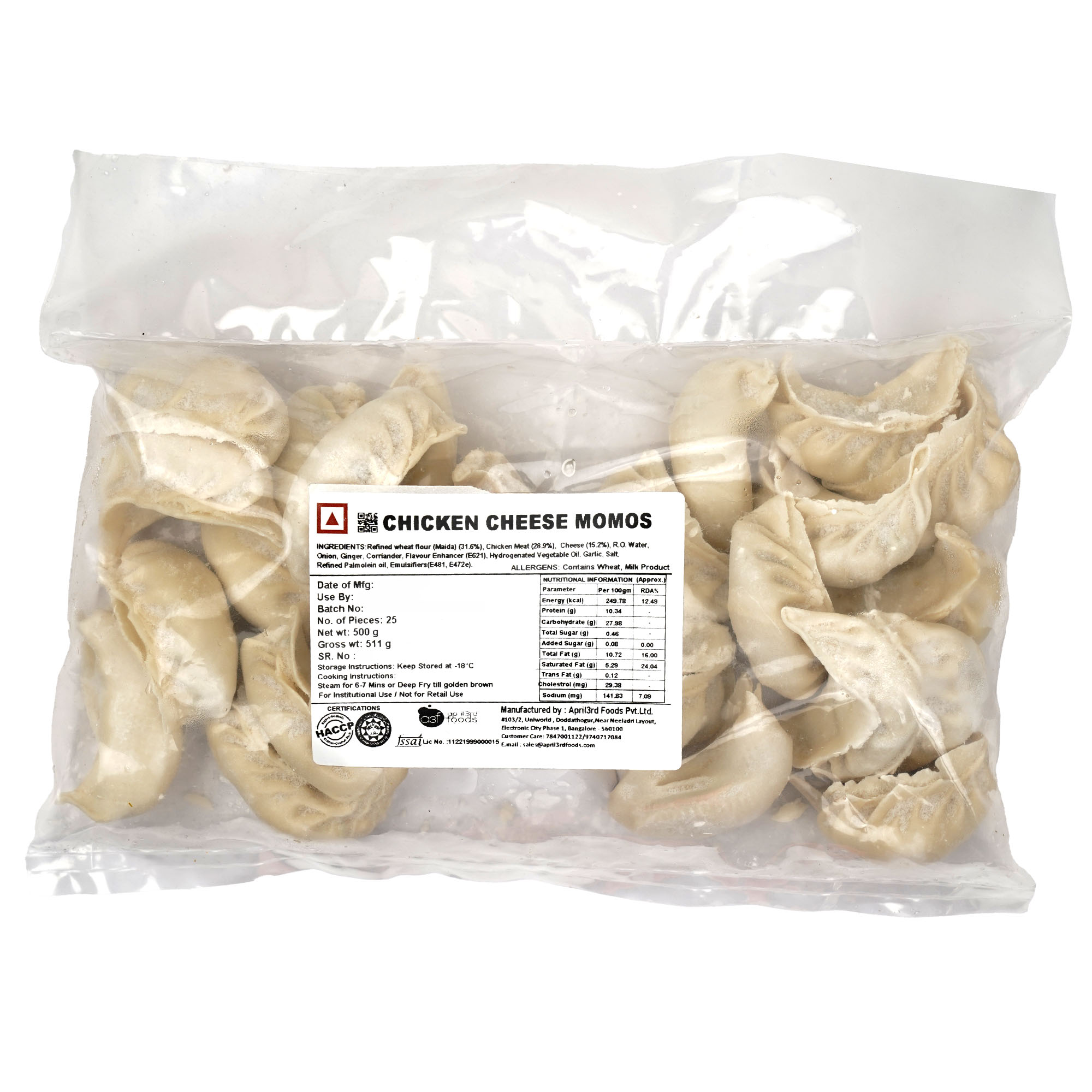 A3F Chicken Cheese Momos