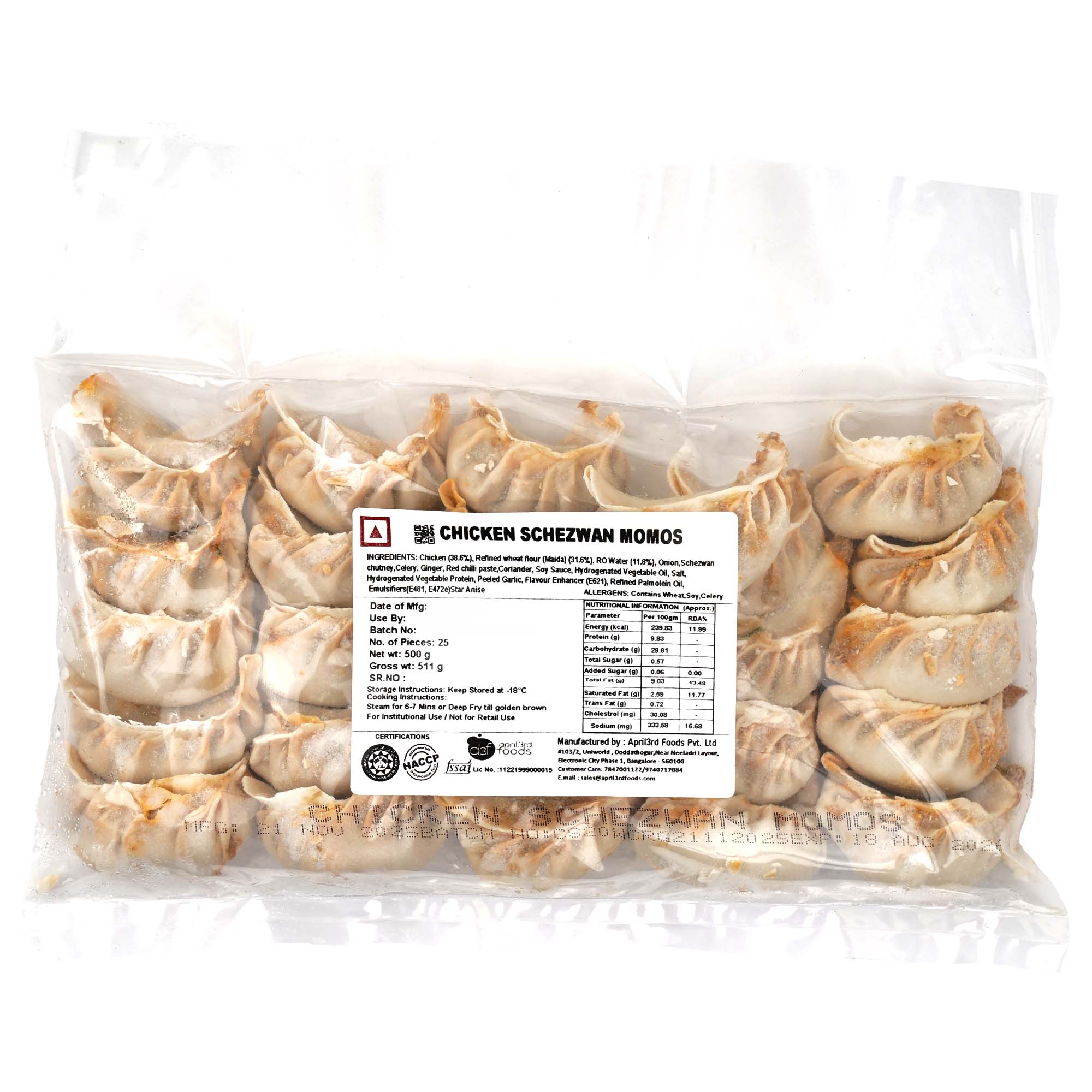 A3F Chicken Schezwan Momos