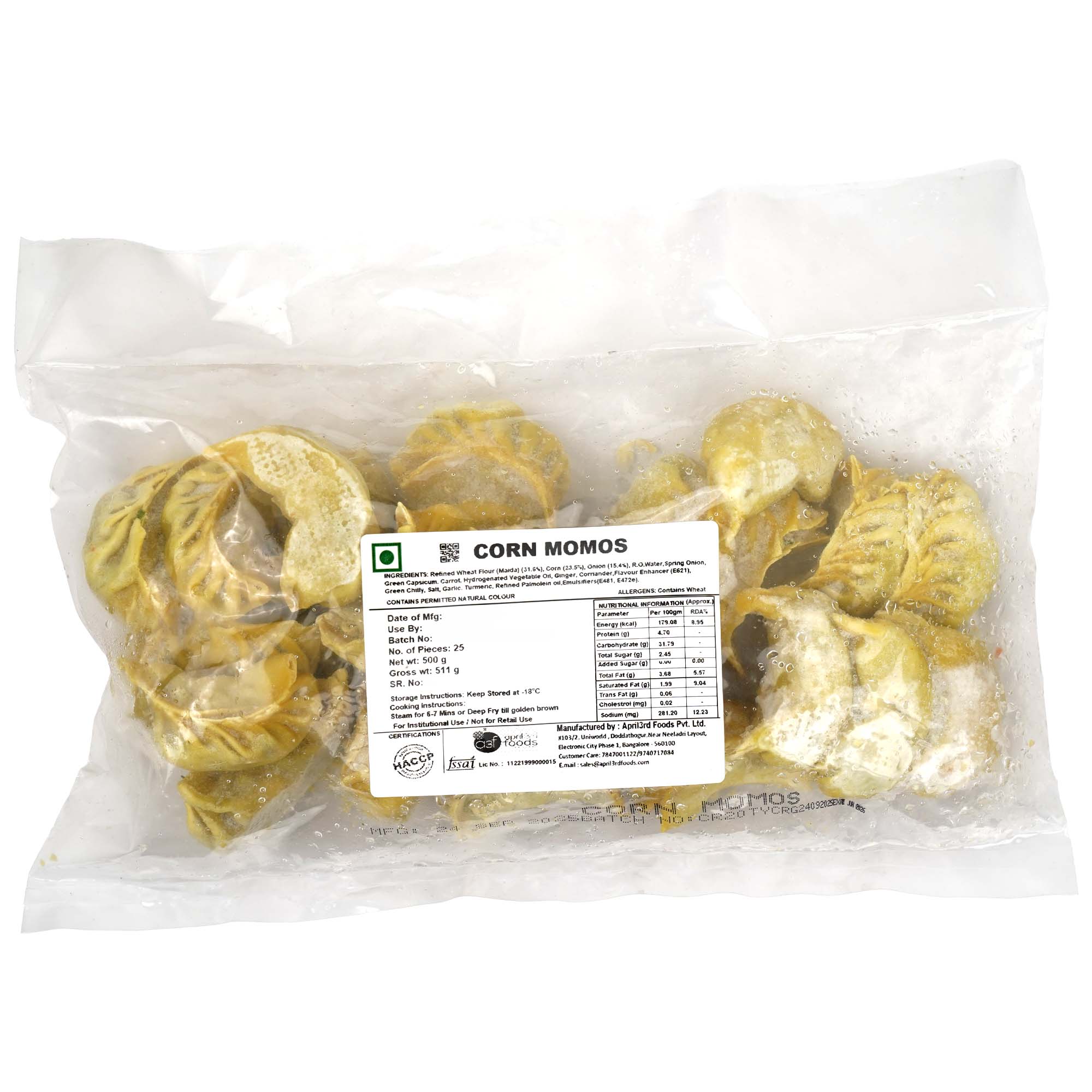 A3F Corn Momos
