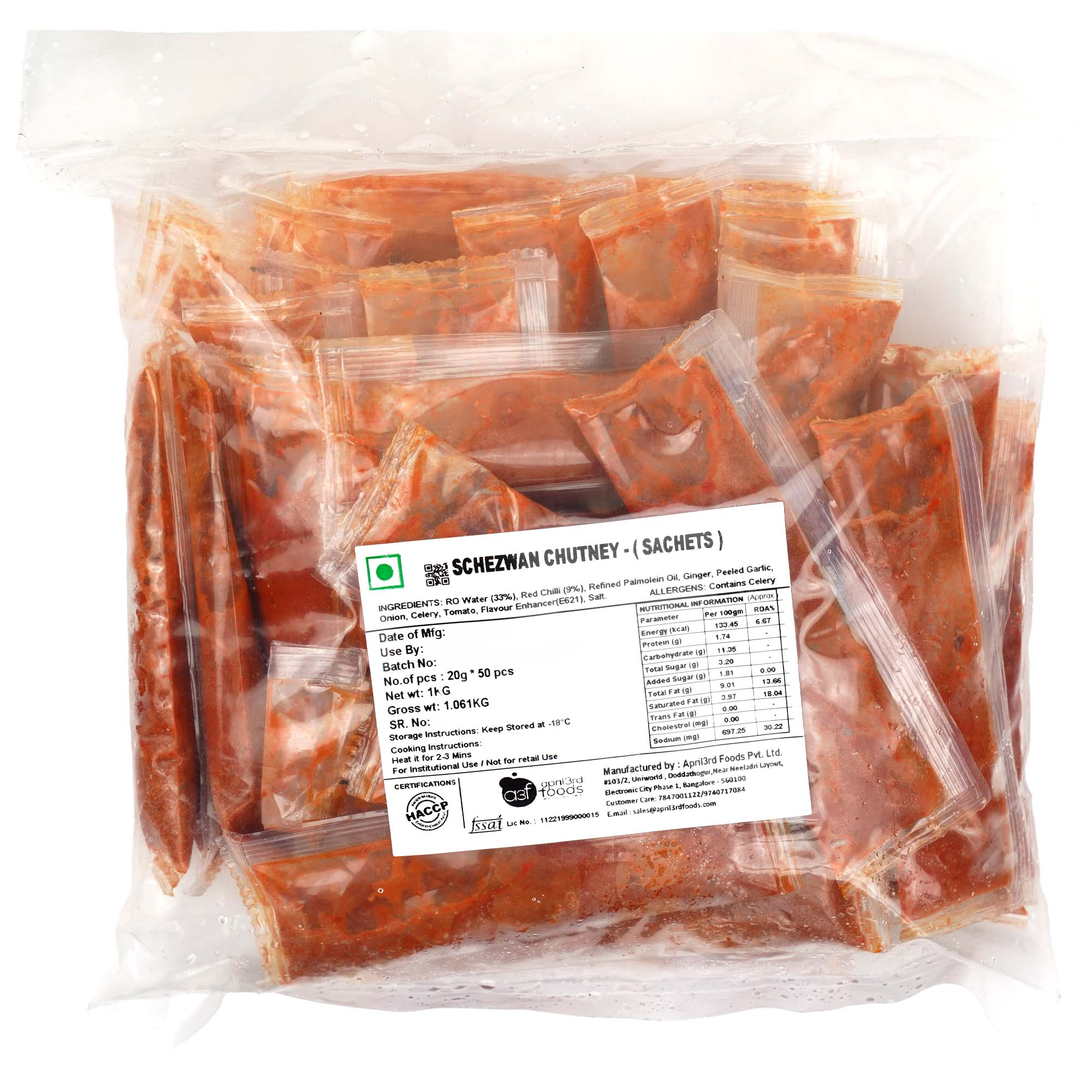A3F Schezwan Chutney Sachet