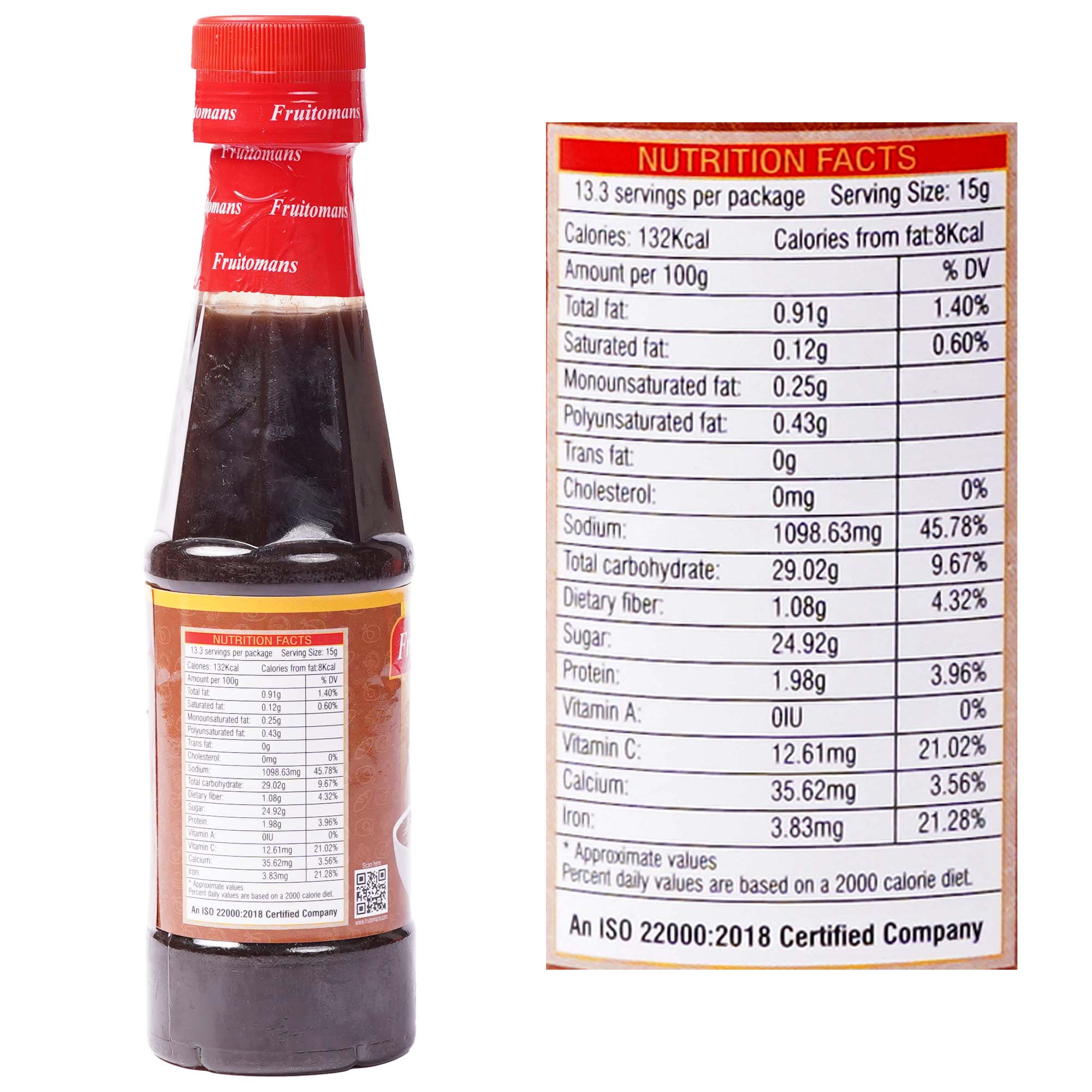 Fruitomans 8 to 9 Sauce