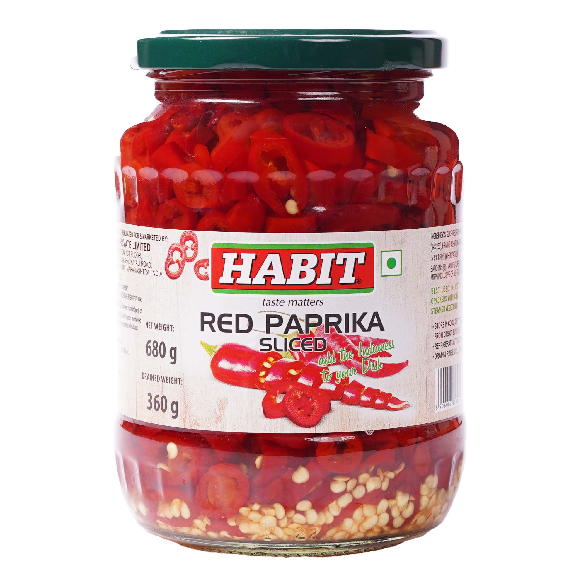Habit Red Paprika Slices