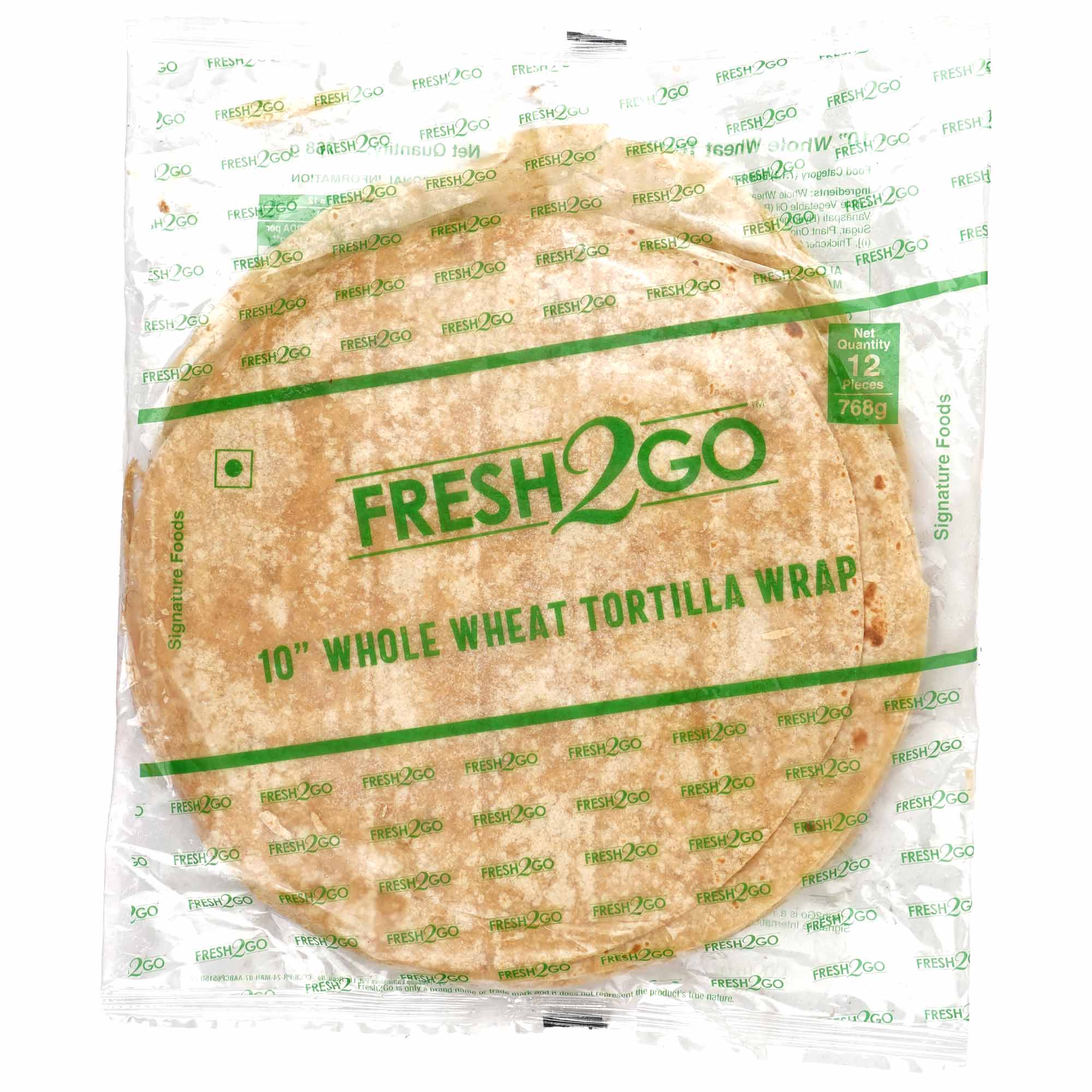 F2 Go Whole Wheat Tortilla