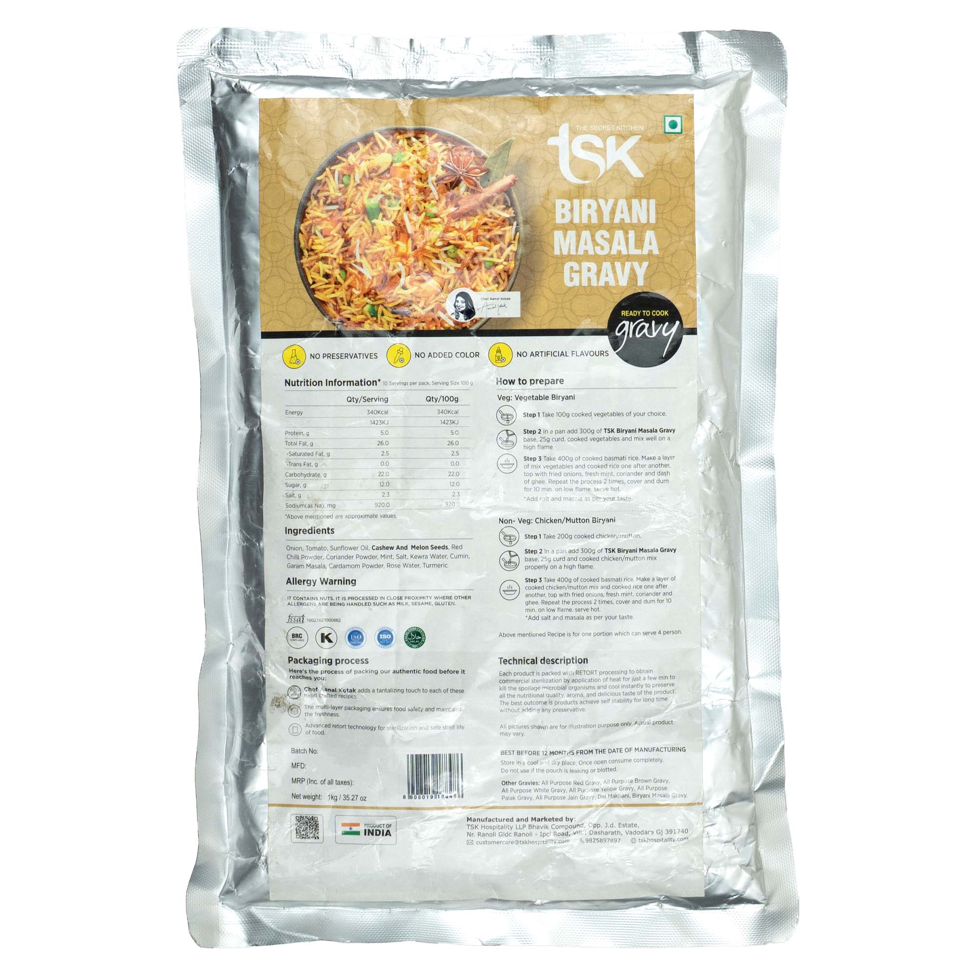 TSK Biryani Masala Gravy