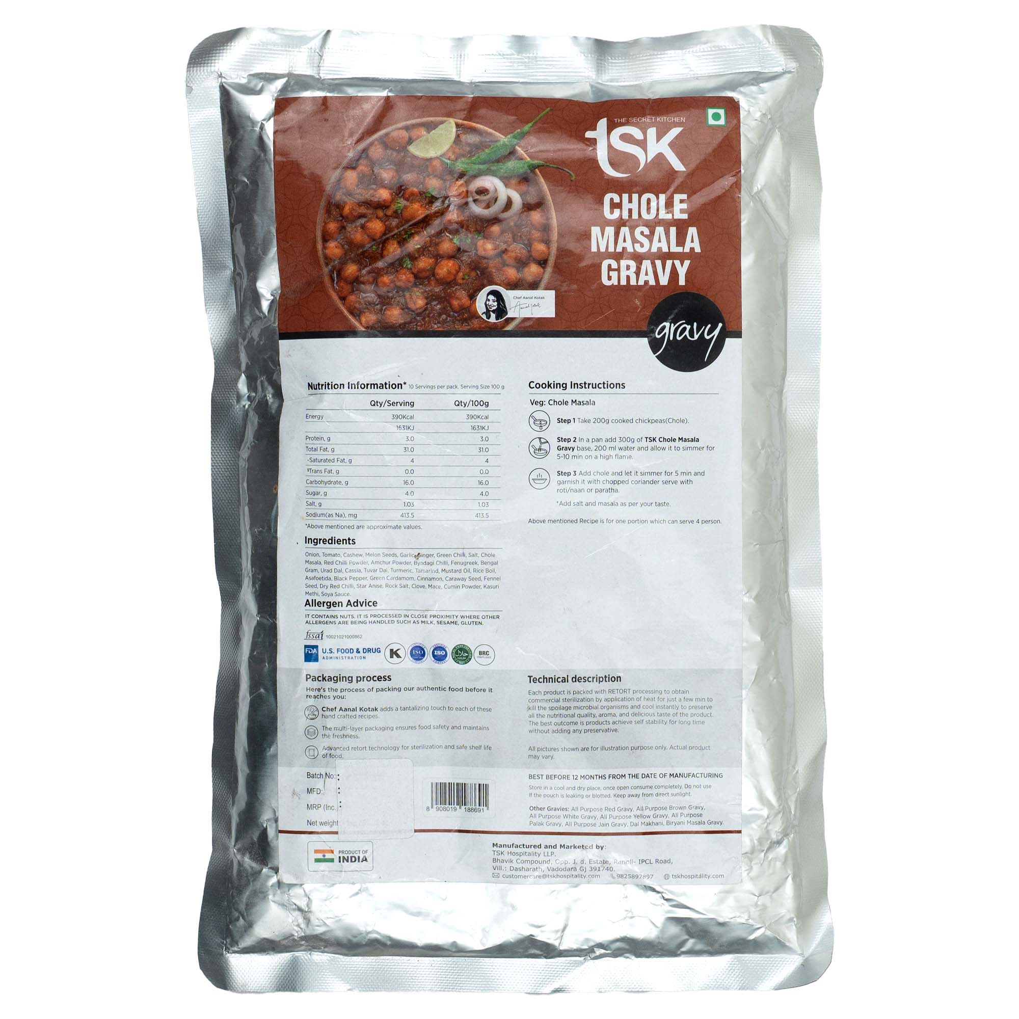 TSK Chole Masala Gravy
