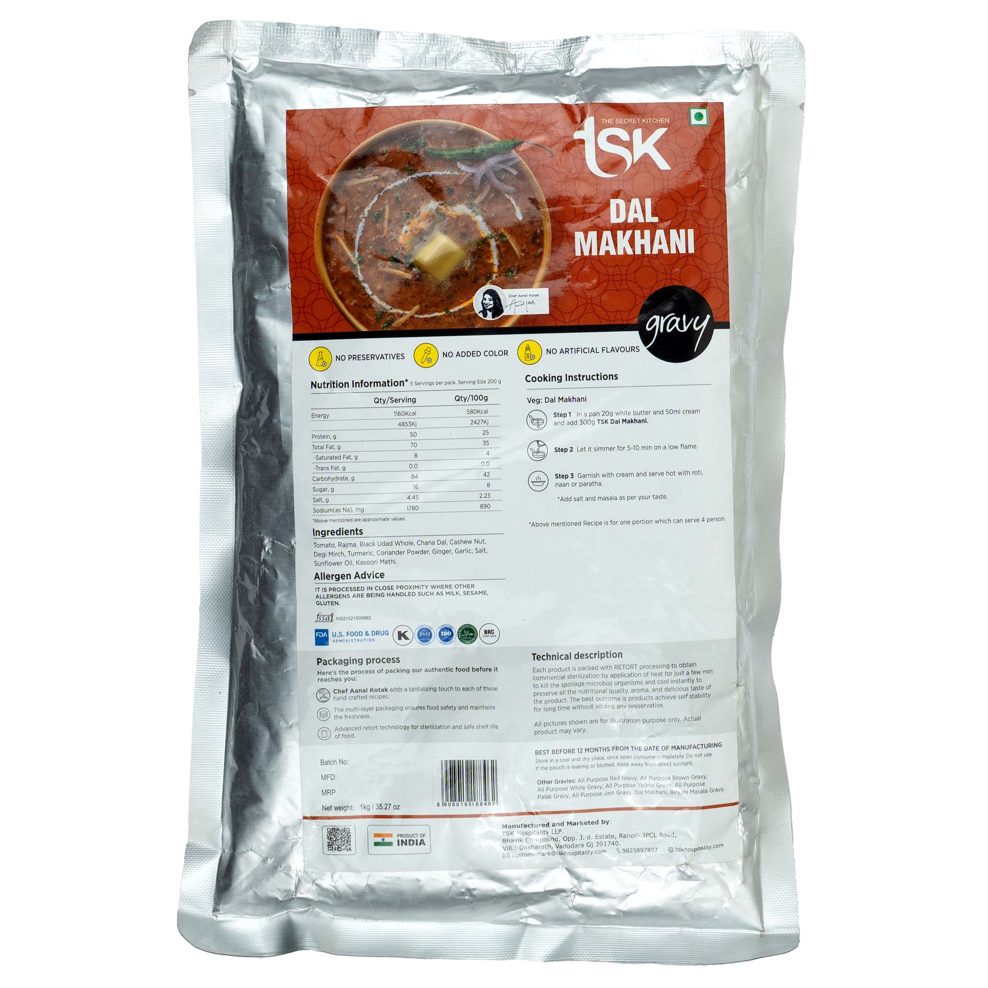 TSK Dal Makhani