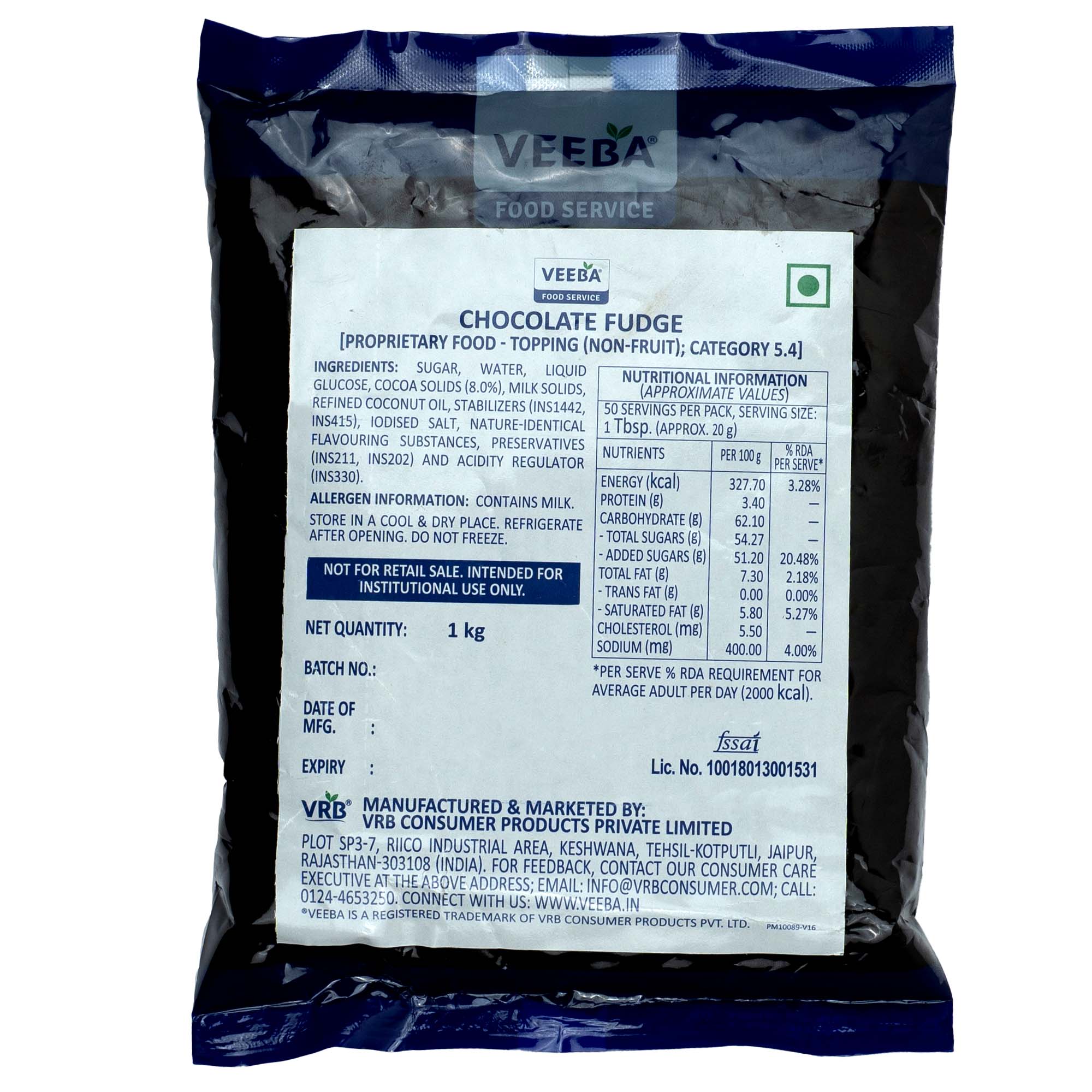 Veeba Chocolate Fudge