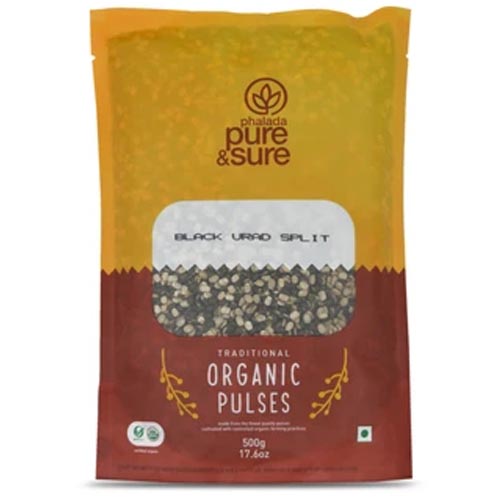 Phalada Pure And Sure Organic Black Urad Split