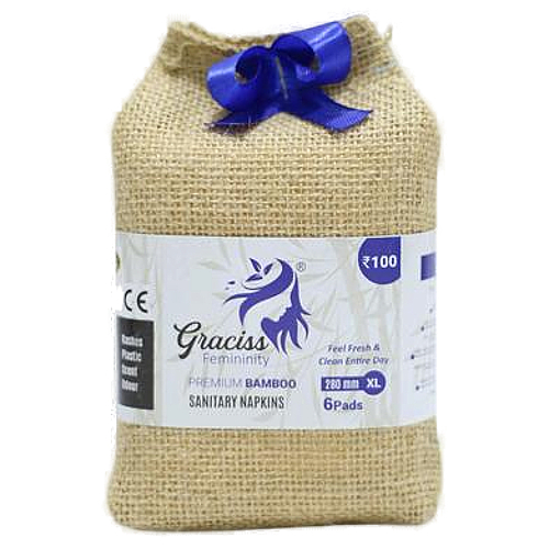 Graciss Feminity Bamboo Sanitary Napkin Xl Size -280Mm